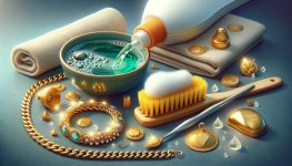 hoe maak je gouden sieraden schoon