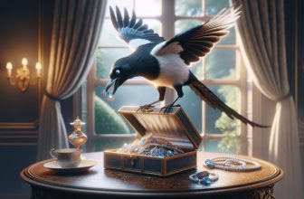 welke vogel steelt sieraden